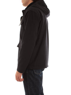 Herno field jacket in misto seta e cashmere da uomo blu