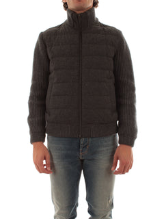 Herno giacca resort in wool knickerbocker da uomo ferro