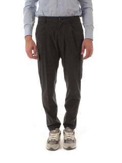 Herno pantaloni cargo resort in nylon comfort stretch da uomo lavagna