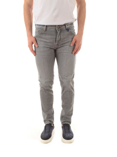Jacob Cohen jeans scott cropped carrot slim da uomo light black