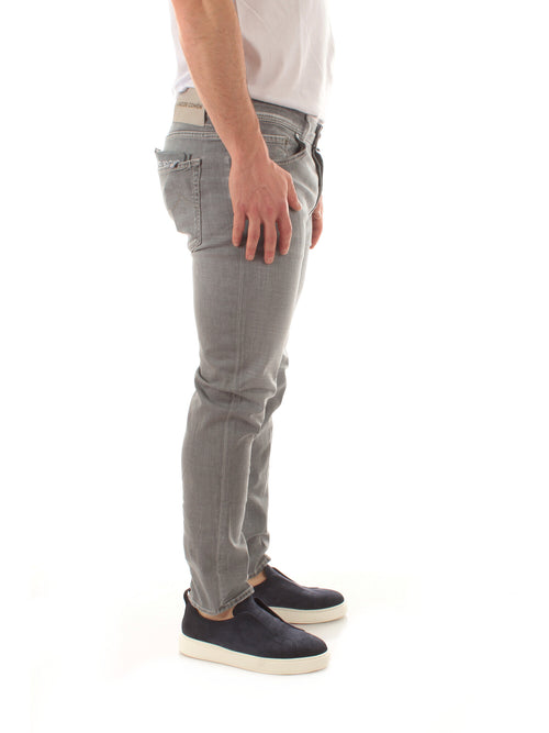 Jacob Cohen jeans scott cropped carrot slim da uomo light black