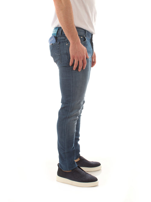 Jacob Cohen NICK jeans super slim fit da uomo light blue