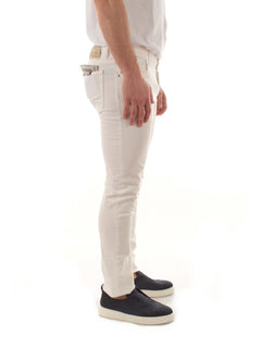 Jacob Cohen NICK jeans super slim fit da uomo optical white