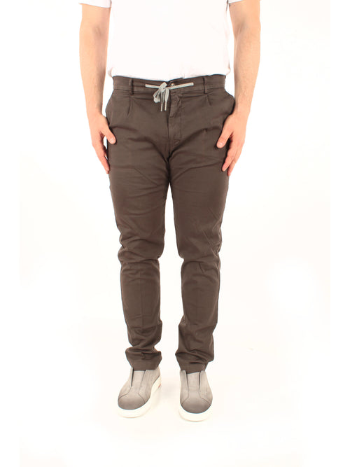 Berwich SPIAGGIA pantalone da uomo moro