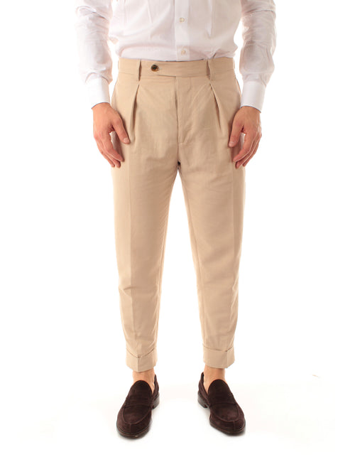 Berwich pantalone chiaia beige da uomo