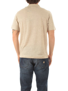 Mc2 Saint Barth FRASER polo in lino da uomo 10H GRAIN