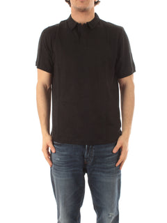 Mc2 Saint Barth FRASER polo in lino da uomo 00 BLACK