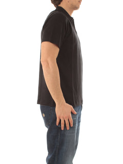 Mc2 Saint Barth FRASER polo in lino da uomo 00 BLACK