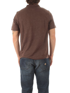 Mc2 Saint Barth FRASER polo in lino da uomo 18 BROWN
