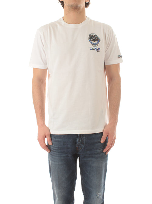 MC2 Saint Barth TSHIRT MAN in cotone da uomo CPT GOTH WATCH 01N