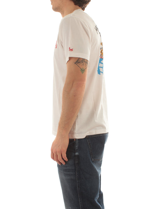 MC2 Saint Barth TSHIRT MAN in cotone da uomo ITALIANS DO IT BETTER 01N