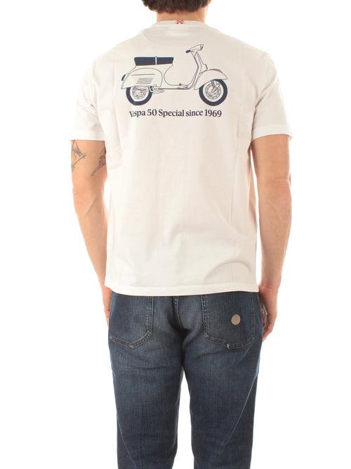 MC2 Saint Barth TSHIRT MAN in cotone da uomo SBARTH VESPA 01N