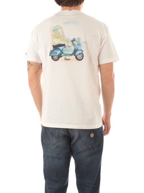MC2 Saint Barth TSHIRT MAN in cotone da uomo SUMMER VESPA 01N