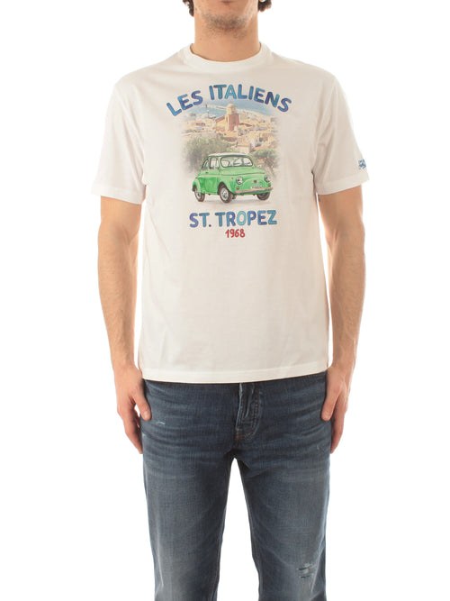 MC2 Saint Barth TSHIRT MAN in cotone da uomo ITALIENNES 500 01N