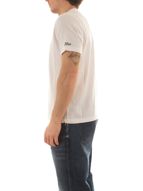 MC2 Saint Barth TSHIRT MAN in cotone da uomo GIN SAPORE 01N