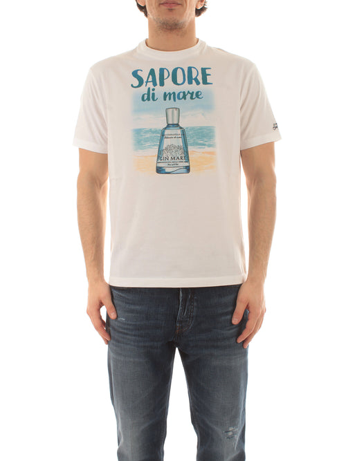 MC2 Saint Barth TSHIRT MAN in cotone da uomo GIN SAPORE 01N