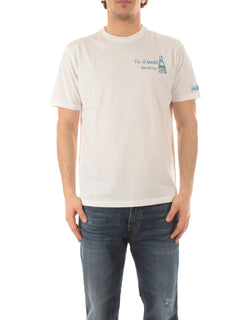 MC2 Saint Barth TSHIRT MAN in cotone da uomo GIN MARE DENTRO 01N EMB