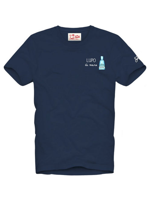 MC2 Saint Barth TSHIRT MAN in cotone da uomo GIN MARE LUPO 61 EMB