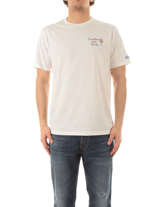 Mc2 Saint Barth PORTOFINO T-shirt da uomo DRINK SPRITZ SAVE 01N EMB