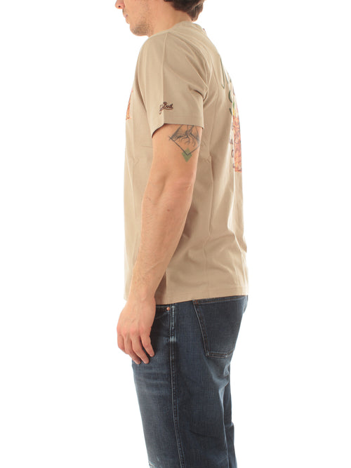 MC2 Saint Barth TSHIRT MAN in cotone da uomo DRINK TIKI 10H