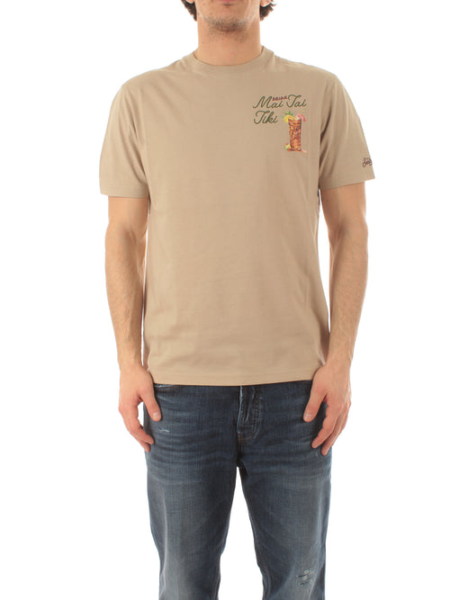 MC2 Saint Barth TSHIRT MAN in cotone da uomo DRINK TIKI 10H