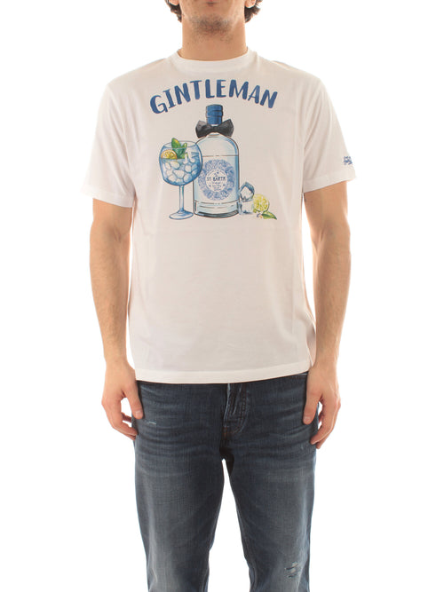 MC2 Saint Barth TSHIRT MAN in cotone da uomo GINTLEMAN 01N