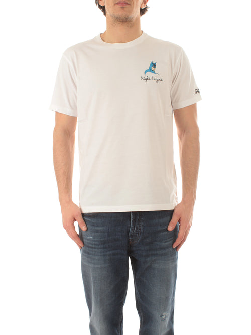 MC2 Saint Barth TSHIRT MAN in cotone da uomo BATMAN NIGHT 01N EMB