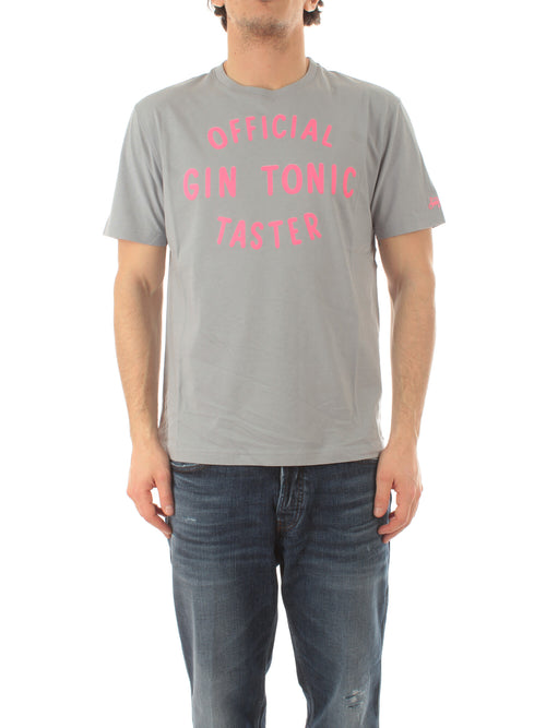 MC2 Saint Barth TSHIRT MAN in cotone da uomo GIN TONIC TASTER 15