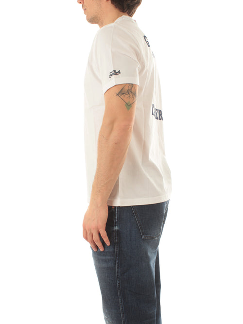 MC2 Saint Barth TSHIRT MAN in cotone da uomo TASTE GIN TONIC 01N