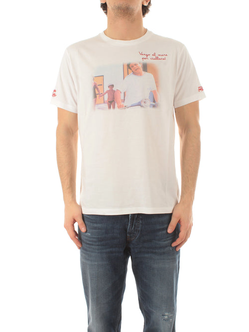 MC2 Saint Barth TSHIRT MAN in cotone da uomo SAPORE SCOOTER 01N EMB