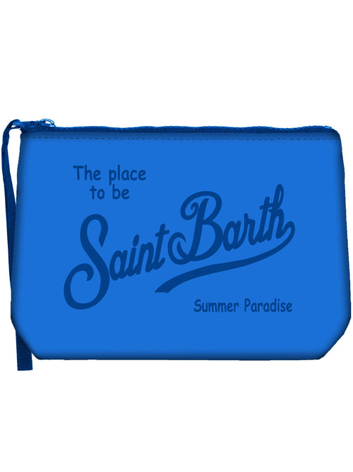 Mc2 Saint Barth ALINE pochette in scuba da uomo 1761 blu