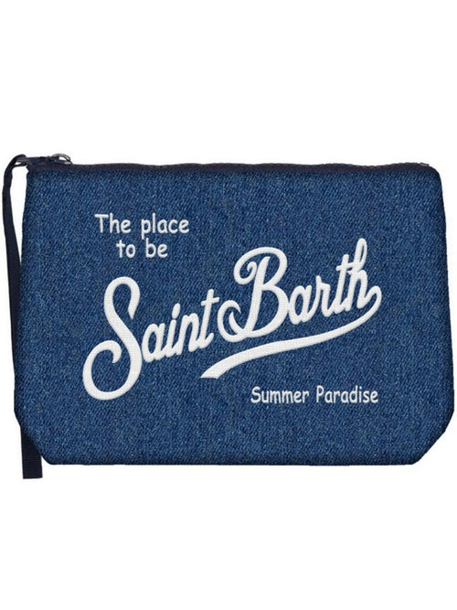 Mc2 Saint Barth ALINE pochette in scuba da uomo DENIM EMB
