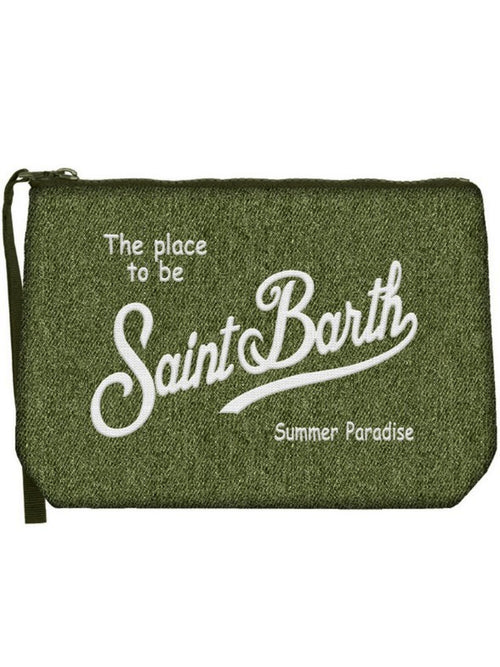 Mc2 Saint Barth ALINE DENIM pochette in denim da uomo 52 EMB