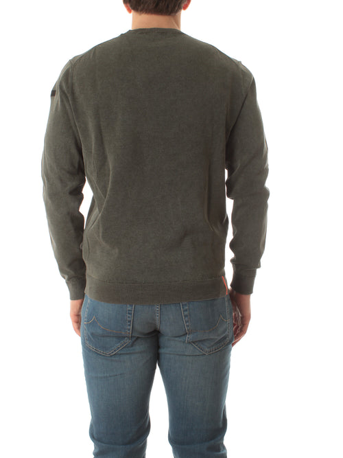 RRD-Roberto Ricci Designs techno wash round 16 knit da uomo forest green