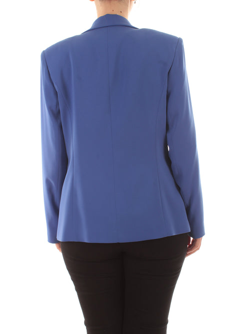 Persona by Marina Rinaldi Crema giacca blazer in cady fluido da donna pervinca chiaro