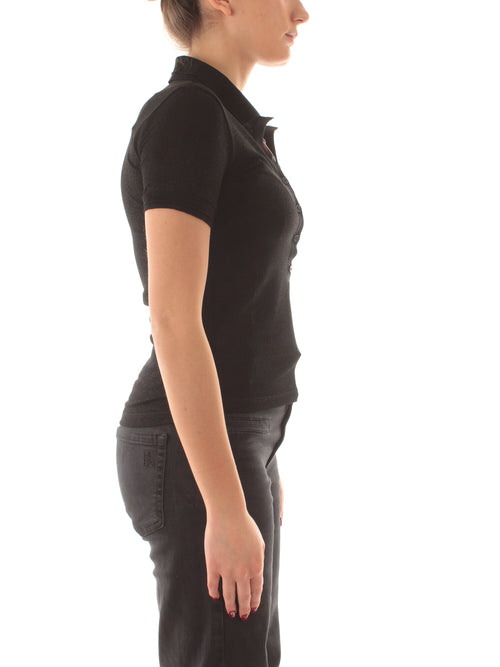 Patrizia Pepe T-shirt in maglia da donna nero