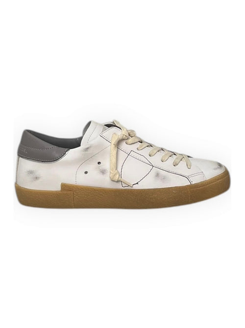 Philippe Model PARIS LOW sneakers da uomo blanc/gris
