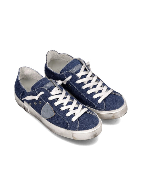 Philippe Model PARIS LOW sneakers da donna denim