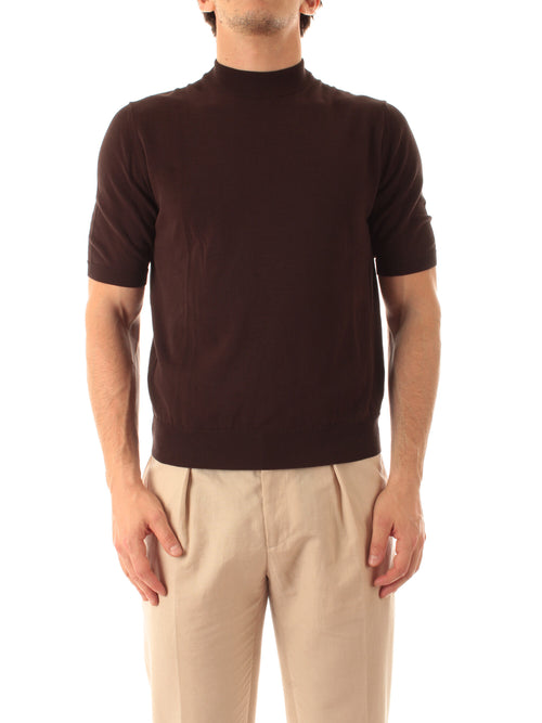 Zanone maglia lupetto da uomo caffe