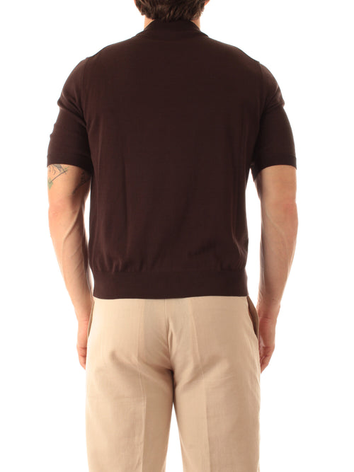 Zanone maglia lupetto da uomo caffe