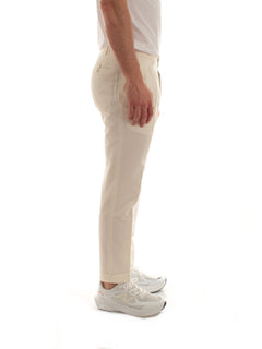 Incotex pantalone avorio da uomo