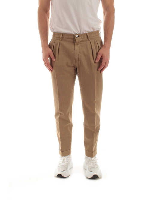 Incotex pantalone noce medio da uomo