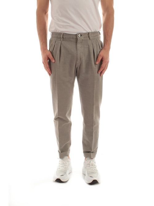 Incotex pantalone grigio medio da uomo