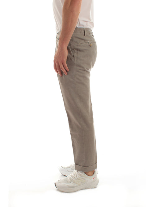 Incotex pantalone grigio medio da uomo