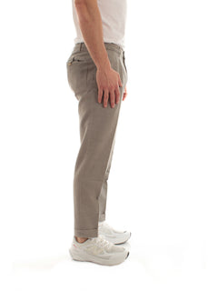 Incotex pantalone grigio medio da uomo