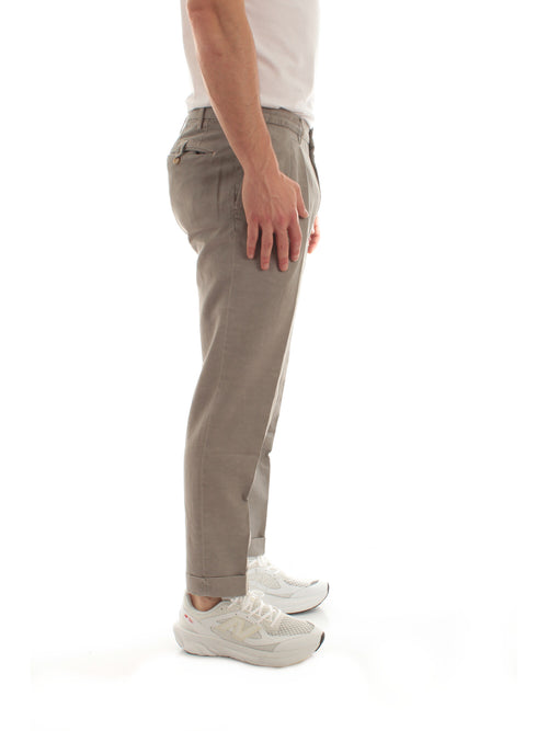 Incotex pantalone grigio medio da uomo