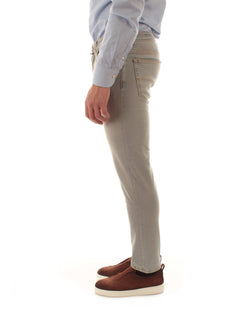 Jacob Cohen jeans scott cropped carrot slim fit da uomo light grey