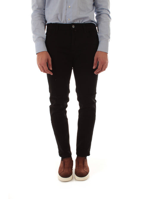 Jacob Cohen jeans scott cropped carrot slim fit da uomo dark black