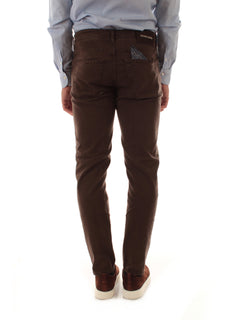 Jacob Cohen jeans scott cropped carrot slim fit da uomo brown