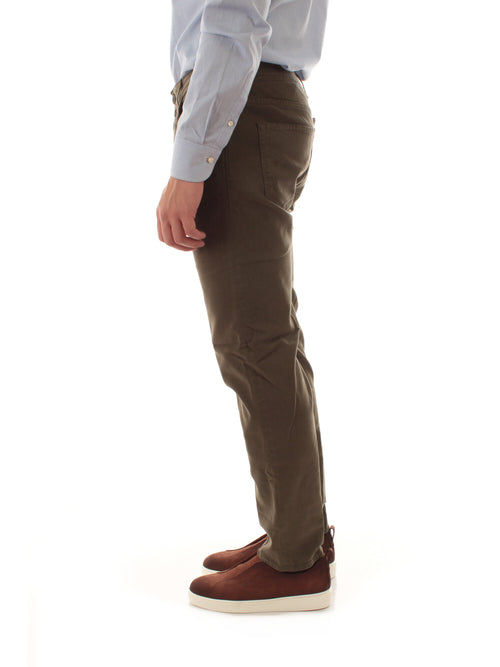 Jacob Cohen jeans scott cropped carrot slim fit da uomo green